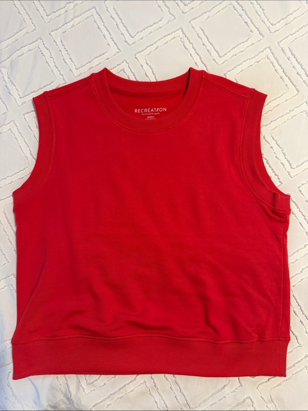 Recreation Bold Red Muscle Tee